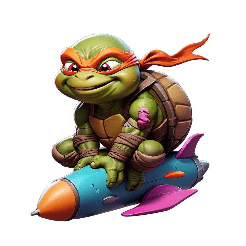 $MBAPPE baby turtle meme character